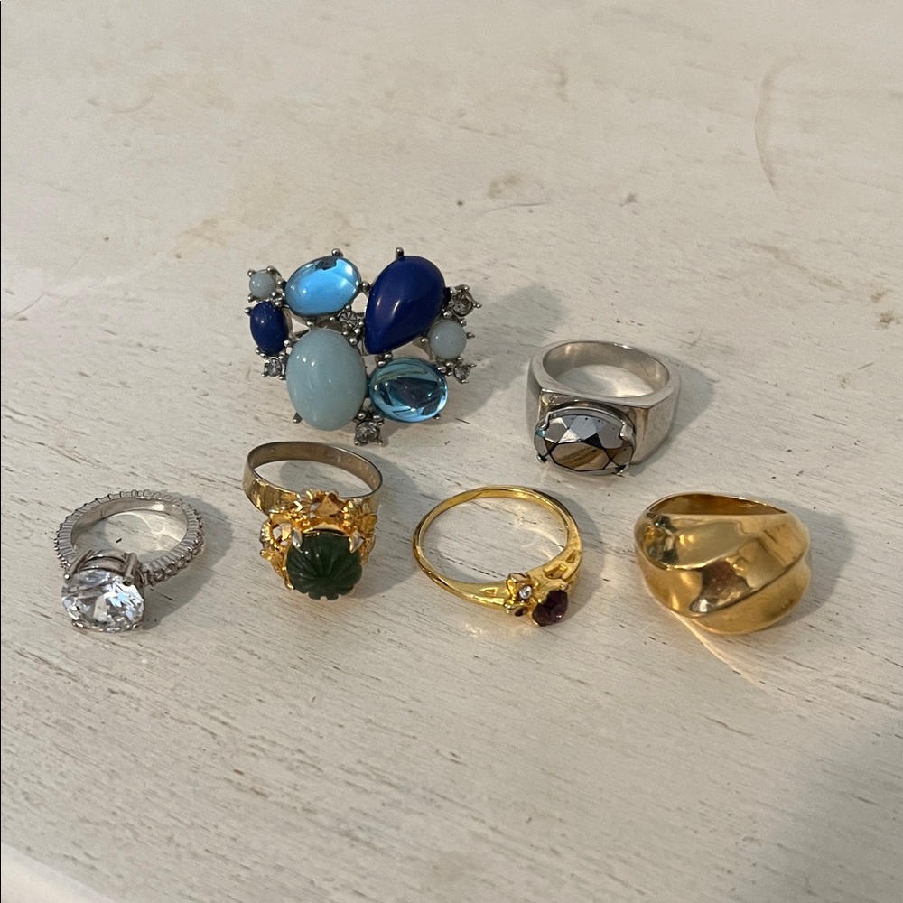 Lot statement costume rings